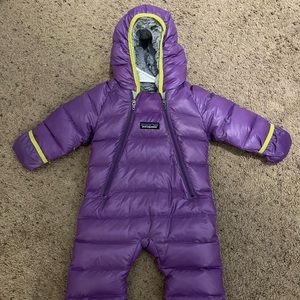 Patagonia Hi Loft Down Sweater Bunting 0-3 Months